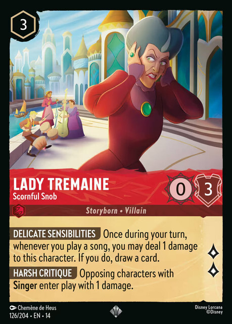 Hyperia City - 126/204 Lady Tremaine – Scornful Snob SR