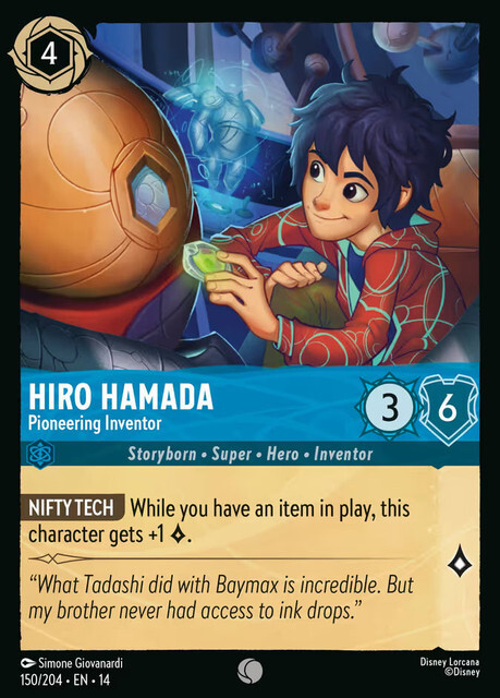 Hyperia City - 150/204 Hiro Hamada – Pioneering Inventor C
