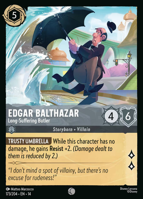 Hyperia City - 173/204 Edgar Balthazar – Long-Suffering Butler C