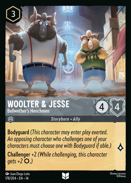 Hyperia City - 178/204 Woolter & Jesse – Bellwether's Henchmen UC