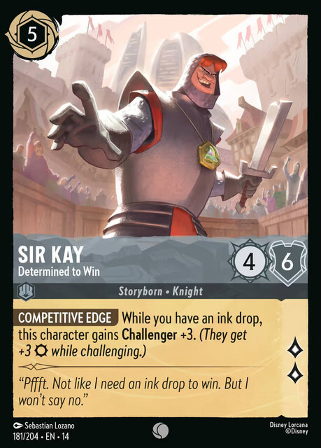 Hyperia City - 181/204 Sir Kay – Determined to Win C