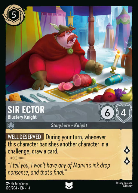 Hyperia City - 190/204 Sir Ector – Blustery Knight UC