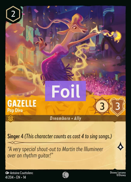 Hyperia City - 4/204 Gazelle – Pop Diva (Foil) C