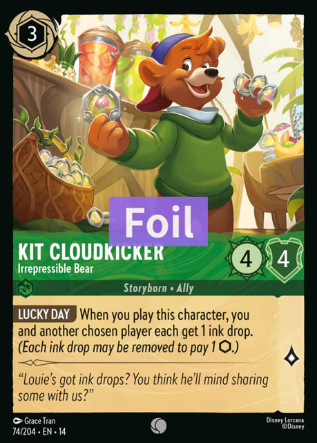 Hyperia City - 74/204 Kit Cloudkicker – Irrepressible Bear (Foil) C