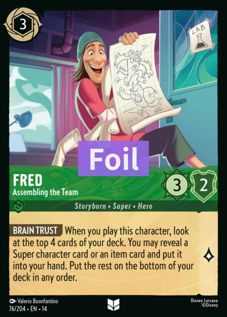 Hyperia City - 76/204 Fred – Assembling the Team (Foil) UC
