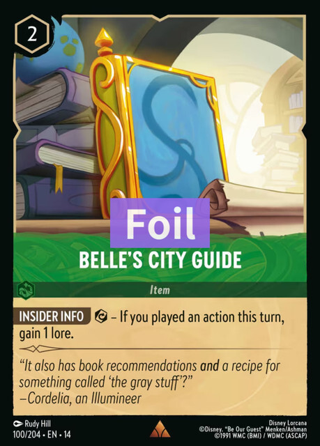 Hyperia City - 100/204 Belle's City Guide (Foil) R