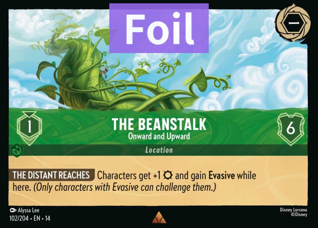 Hyperia City - 102/204 The Beanstalk – Onward and Upward (Foil) R