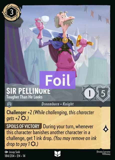 Hyperia City - 184/204 Sir Pellinore – Tougher Than He Looks (Foil) UC