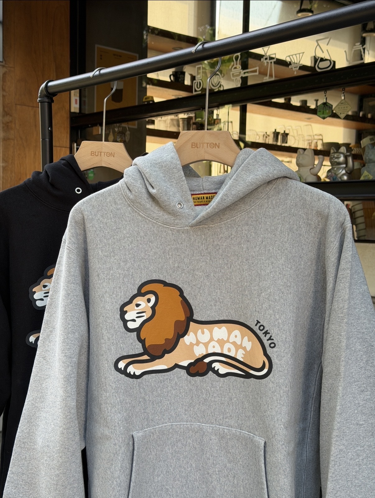 【現貨】Human made 旗艦店限定款 HEAVYWEIGHT HOODIE TOKYO 獅子 帽tee HM32CS066