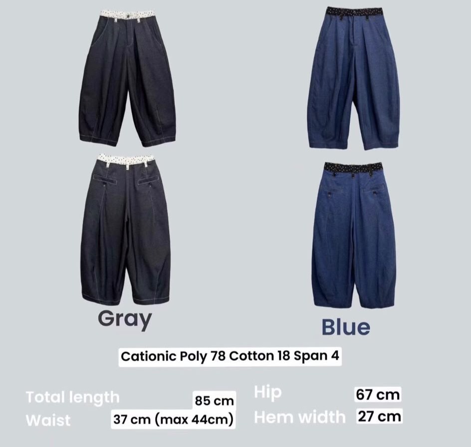 RU19  下身 波點9分褲 腰26 -34 HIP52 長33 $599