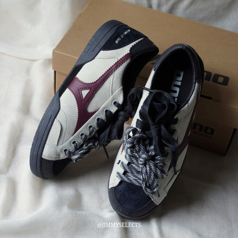 【代購】Mizuno CT CLUB 黑加侖 復古麂皮薄底休閒板鞋 男女同款