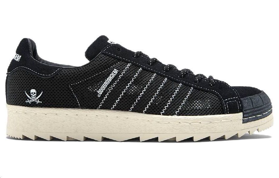 【代購】Adidas Originals x NEIGHBORHOOD X CLOT SUPERSTAR Comfortable Low top Skateboard Shoes Unisex Black IE8879