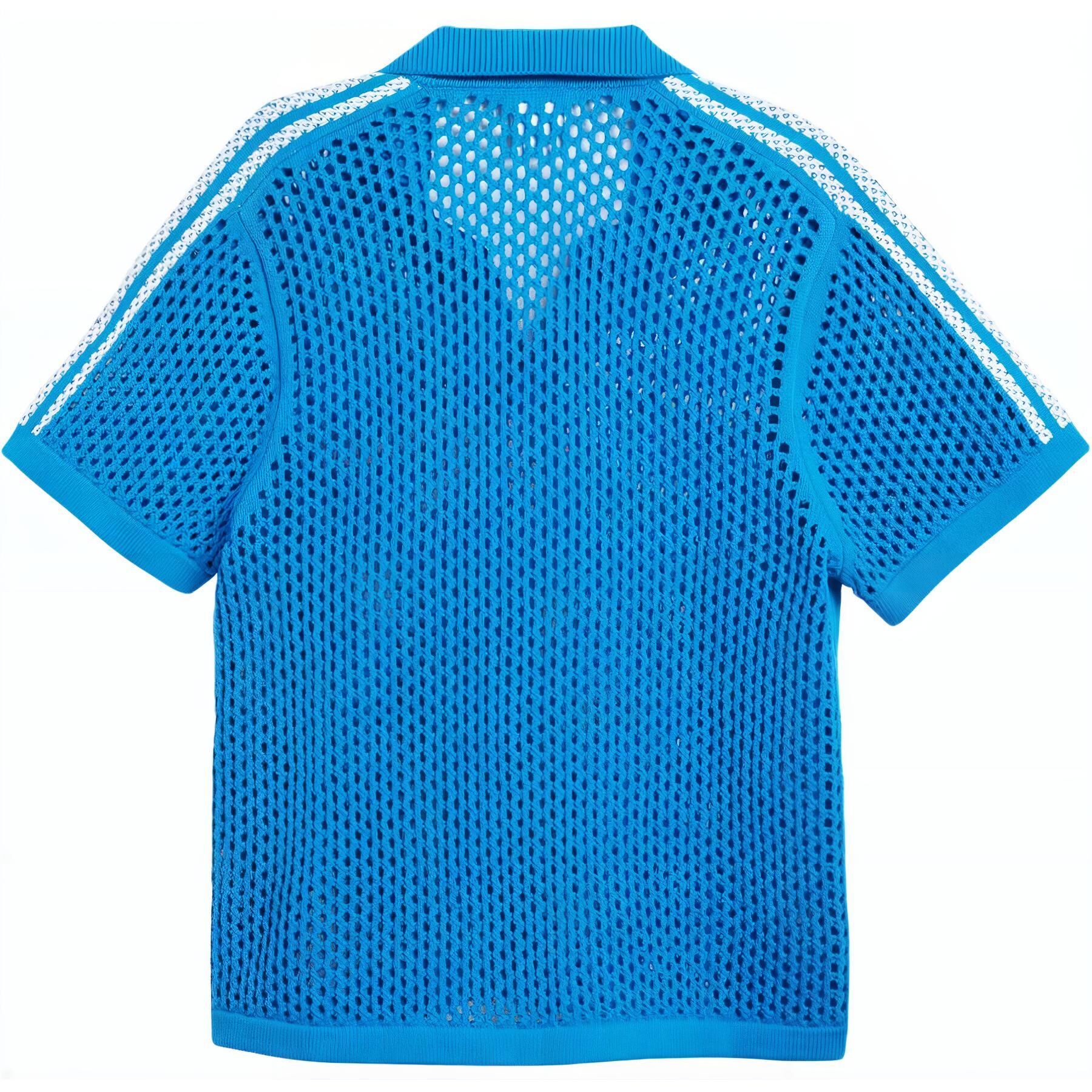 【代購】Adidas Originals x CLOT Polo Shirt Unisex Blue JE9592