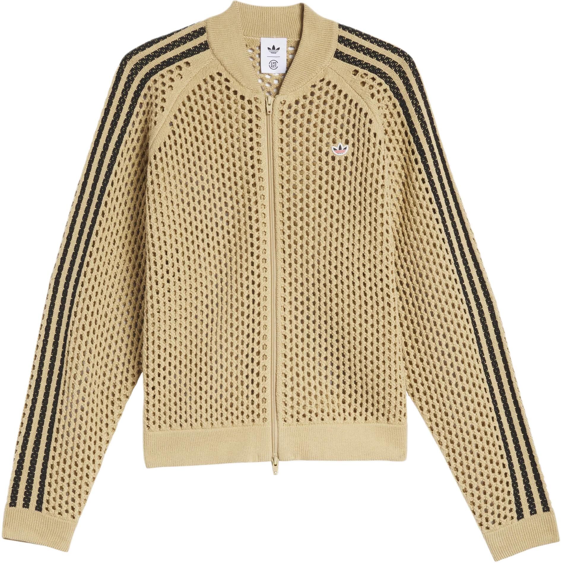 【代購】Adidas Originals x CLOT TRACK TOP Knitwear Unisex Brown JF4270