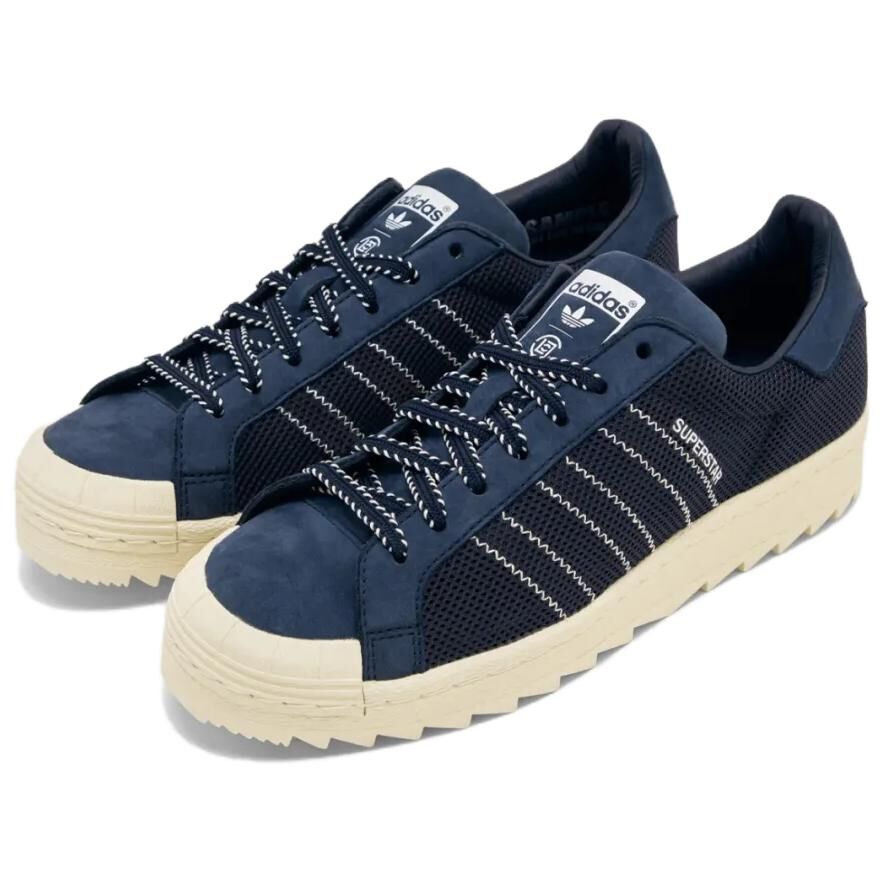 【代購】Adidas Originals x CLOT SUPERSTAR Low top Casual Shoes Unisex Marine Blue IH3644