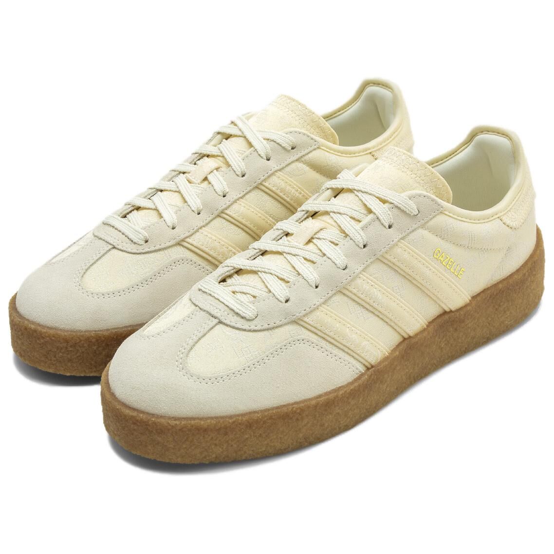 【代購】Adidas Originals x CLOT Gazelle Low top Skateboard Shoes Unisex Ecru JR5410