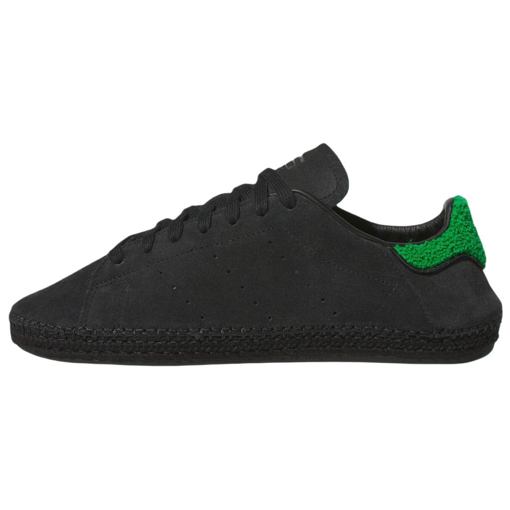 【代購】Adidas Originals x CLOT Stan Smith Low top Skateboard Shoes Unisex Black Green JQ9227