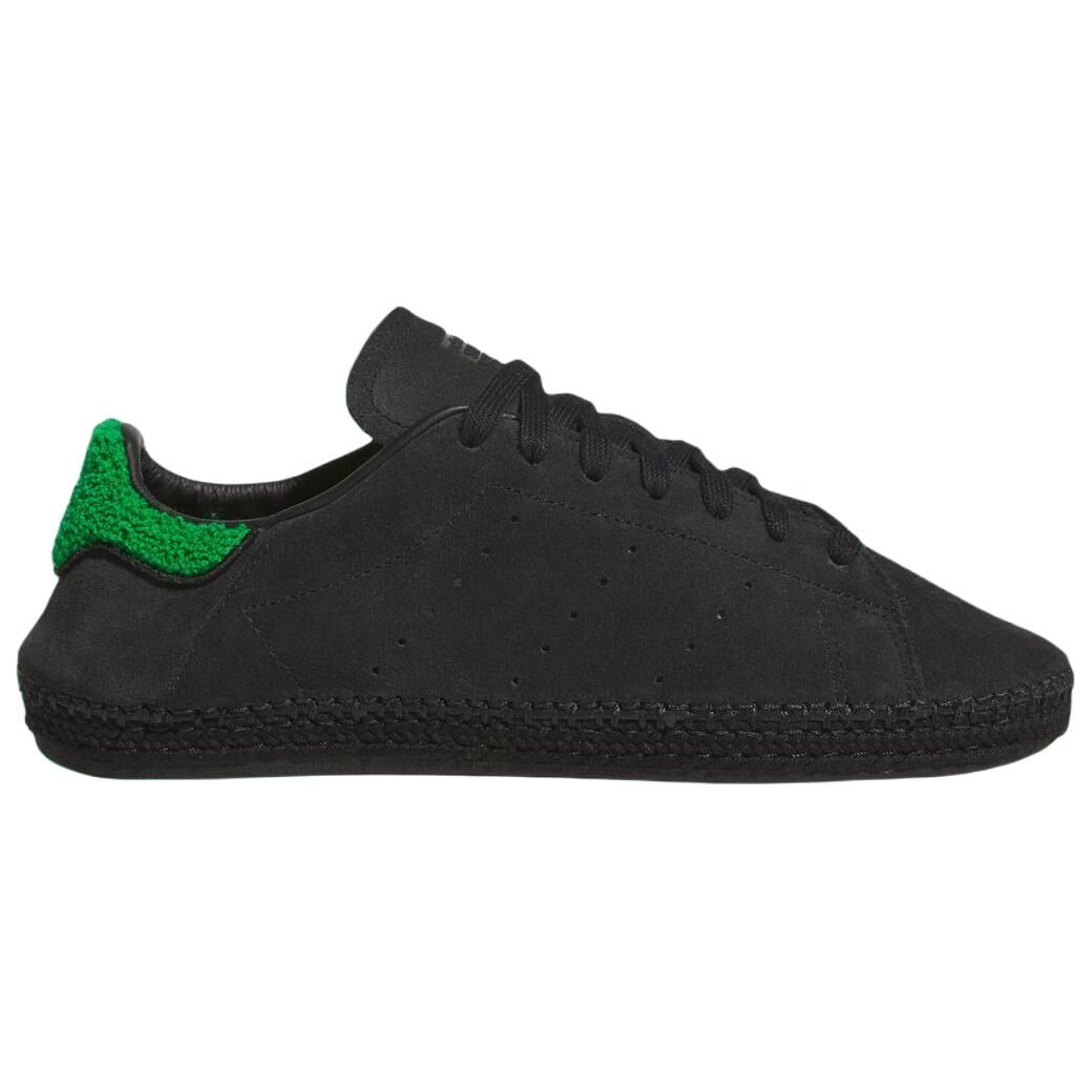 【代購】Adidas Originals x CLOT Stan Smith Low top Skateboard Shoes Unisex Black Green JQ9227