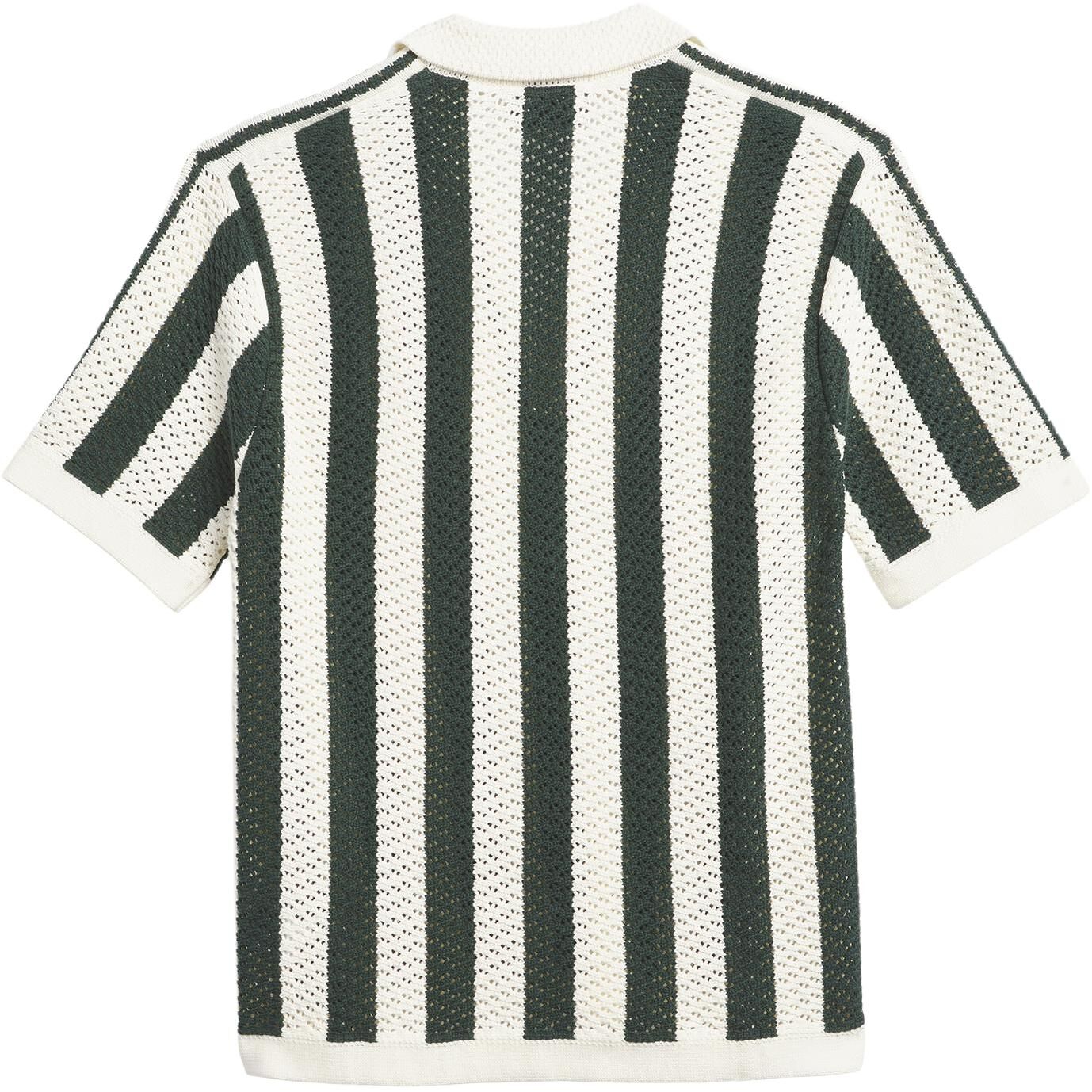 【代購】Adidas Originals x Clot flag label striped-pattern polo shirt JP1615
