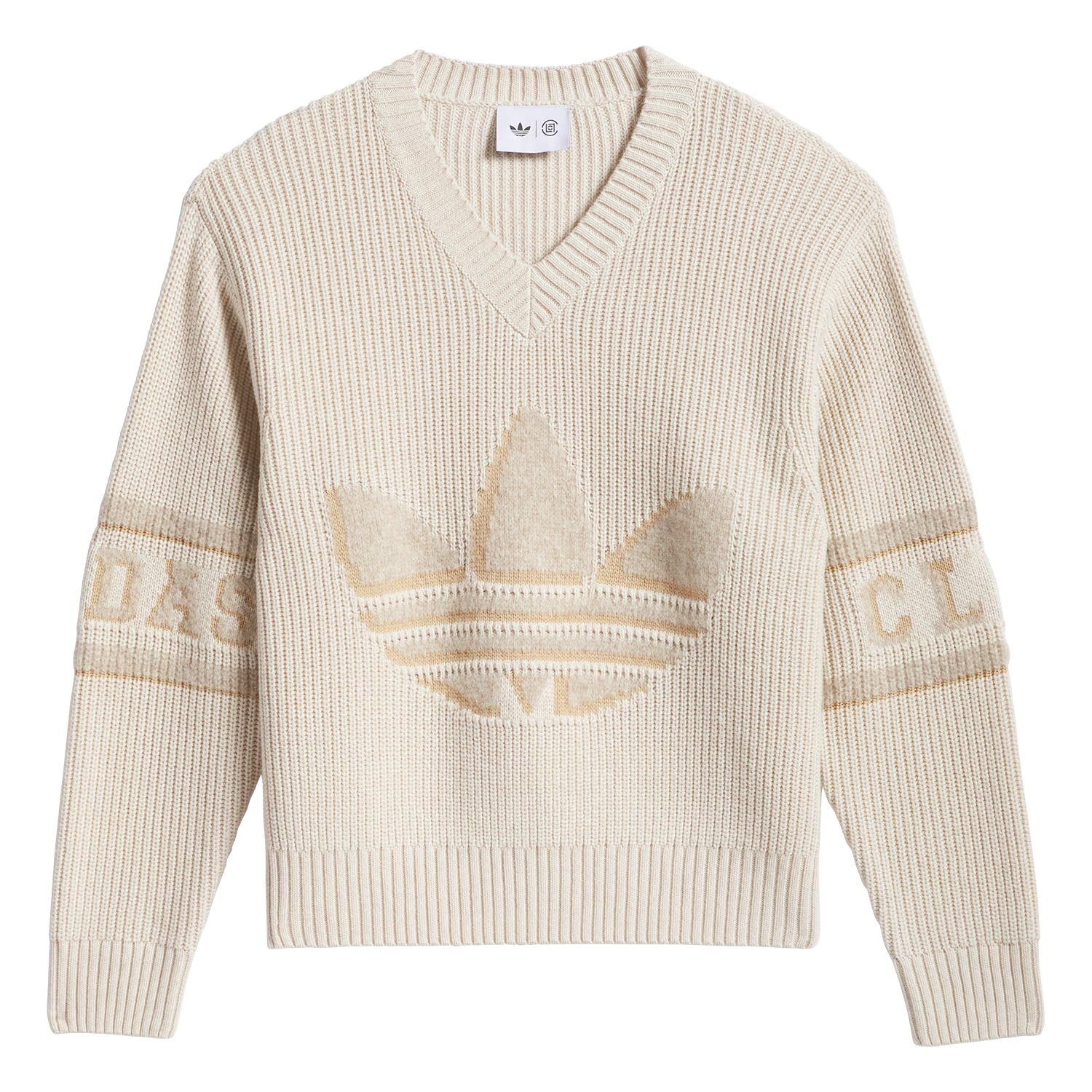 【代購】Adidas Originals x Clot by Edison Chen V-neck logo knitwear IK2975