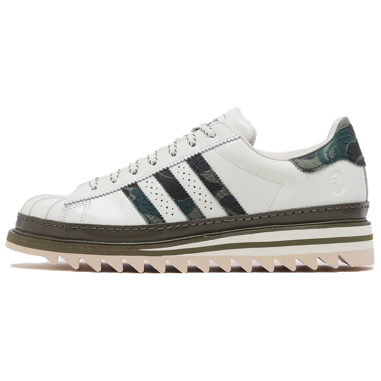 【代購】Adidas Originals x CLOT X BAPE SUPERSTAR Low top Casual Shoes Unisex White KJ1473