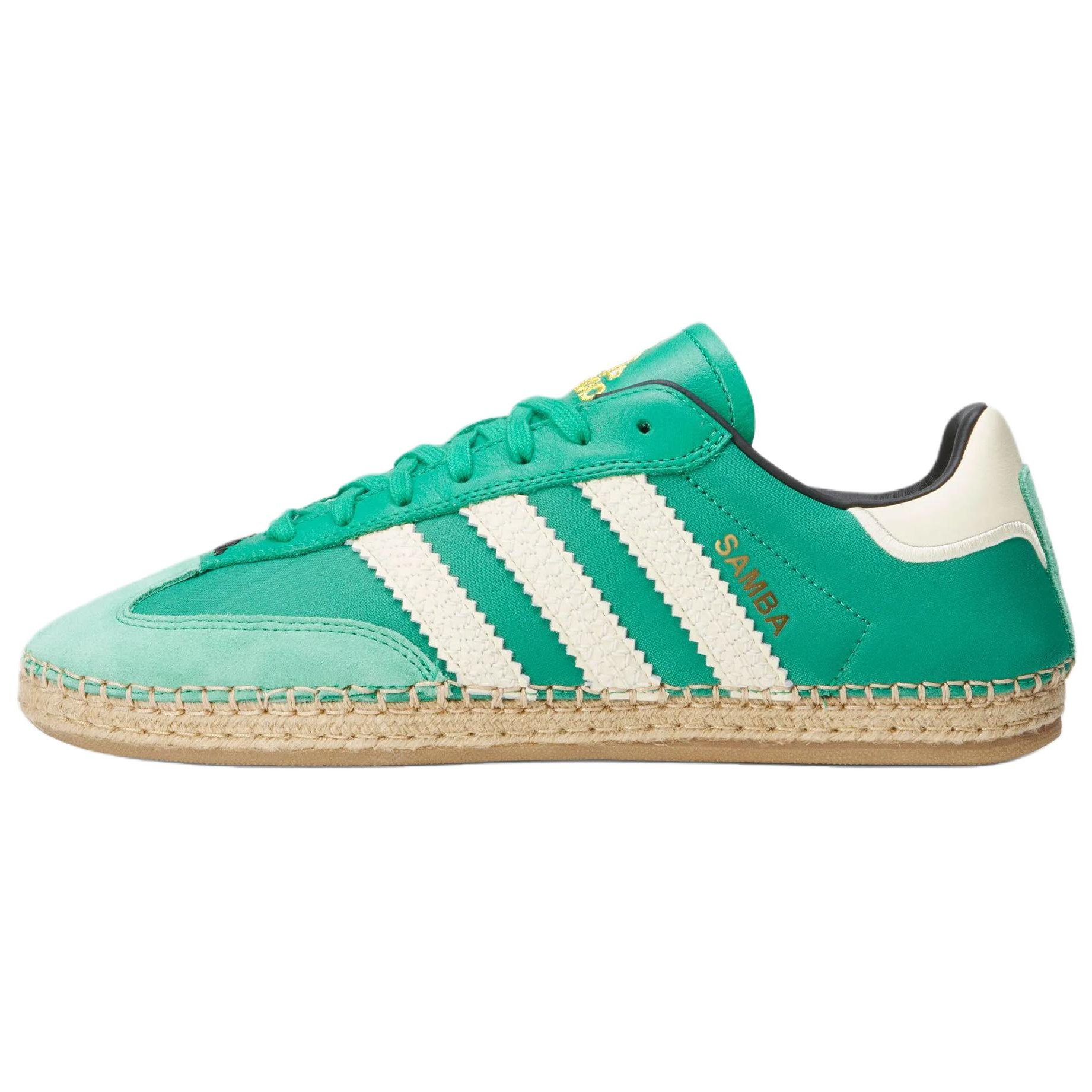 【代購】CLOT X Adidas Originals Samba German Army Trainers Unisex Low-top Green White KI4326
