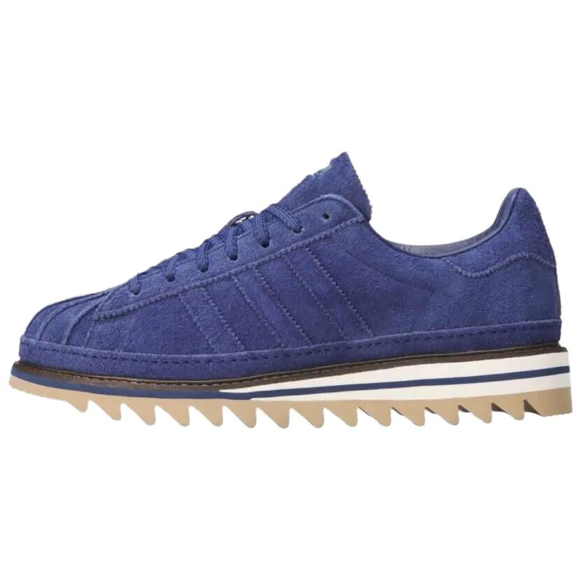【代購】CLOT X Adidas Originals SUPERSTAR Casual Shoes Unisex Low-top Dark Blue/Cardboard Color KJ0283