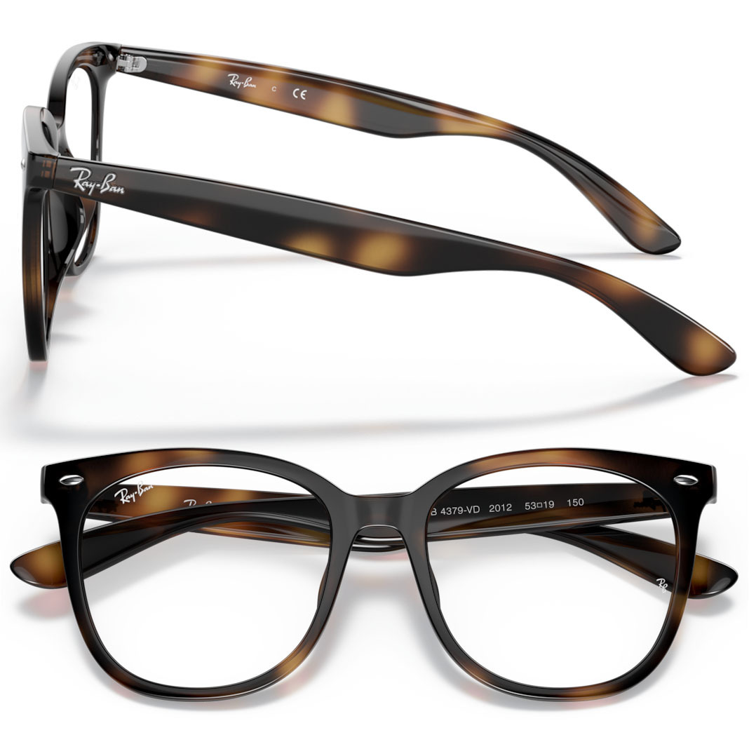 【RayBan】RB4379VD 2012-53mm 貓眼框光學眼鏡♦(哈瓦那)202201