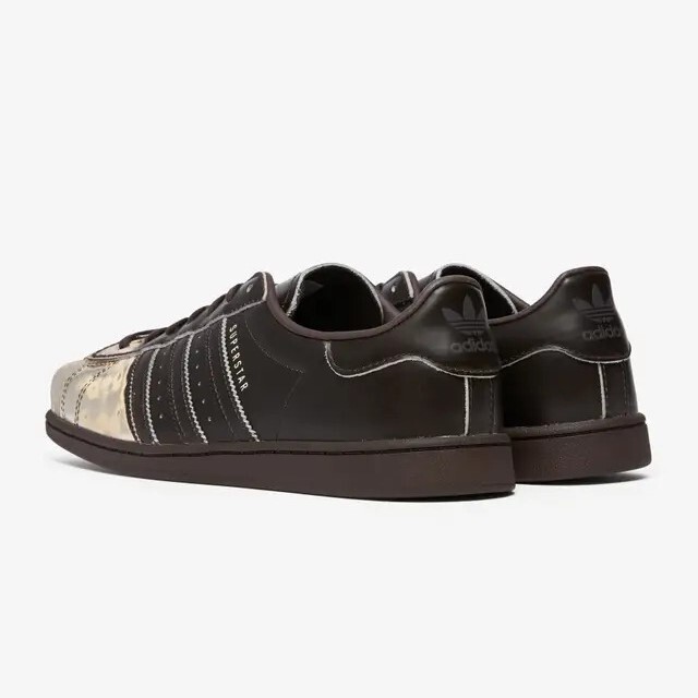 【代購】adidas Originals SUPERSTAR SQ 復古貝殼頭板鞋 男女同款 深棕色