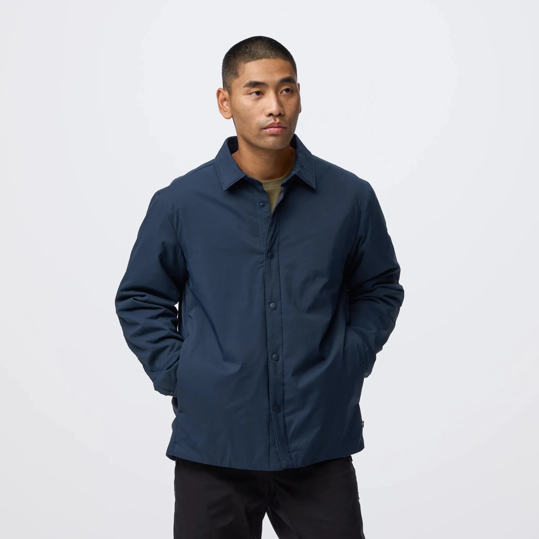 Fjallraven 北極狐 小狐狸 HC Insulated Shirt 夾克 男 F12600338 黑色 [HappyOutdoor]