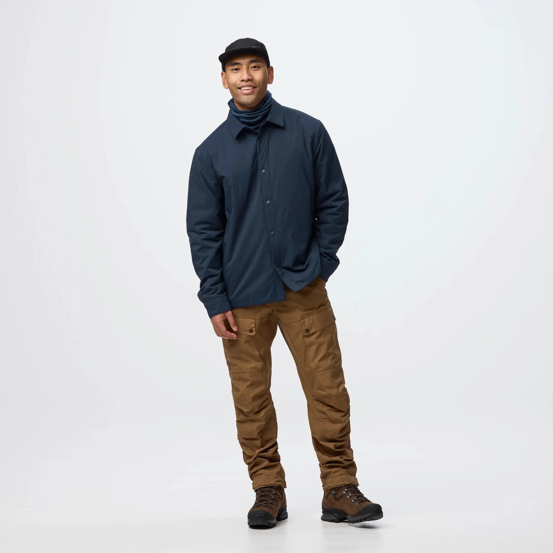 Fjallraven 北極狐 小狐狸 HC Insulated Shirt 夾克 男 F12600338 黑色 [HappyOutdoor]