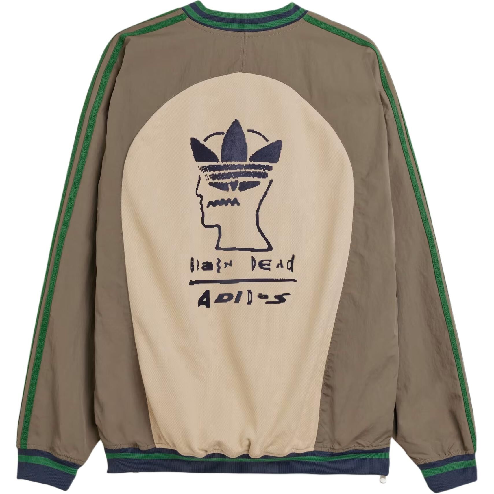 【代購】Adidas Originals x Brain Dead Originals colour-block logo sweatshirt JN7153