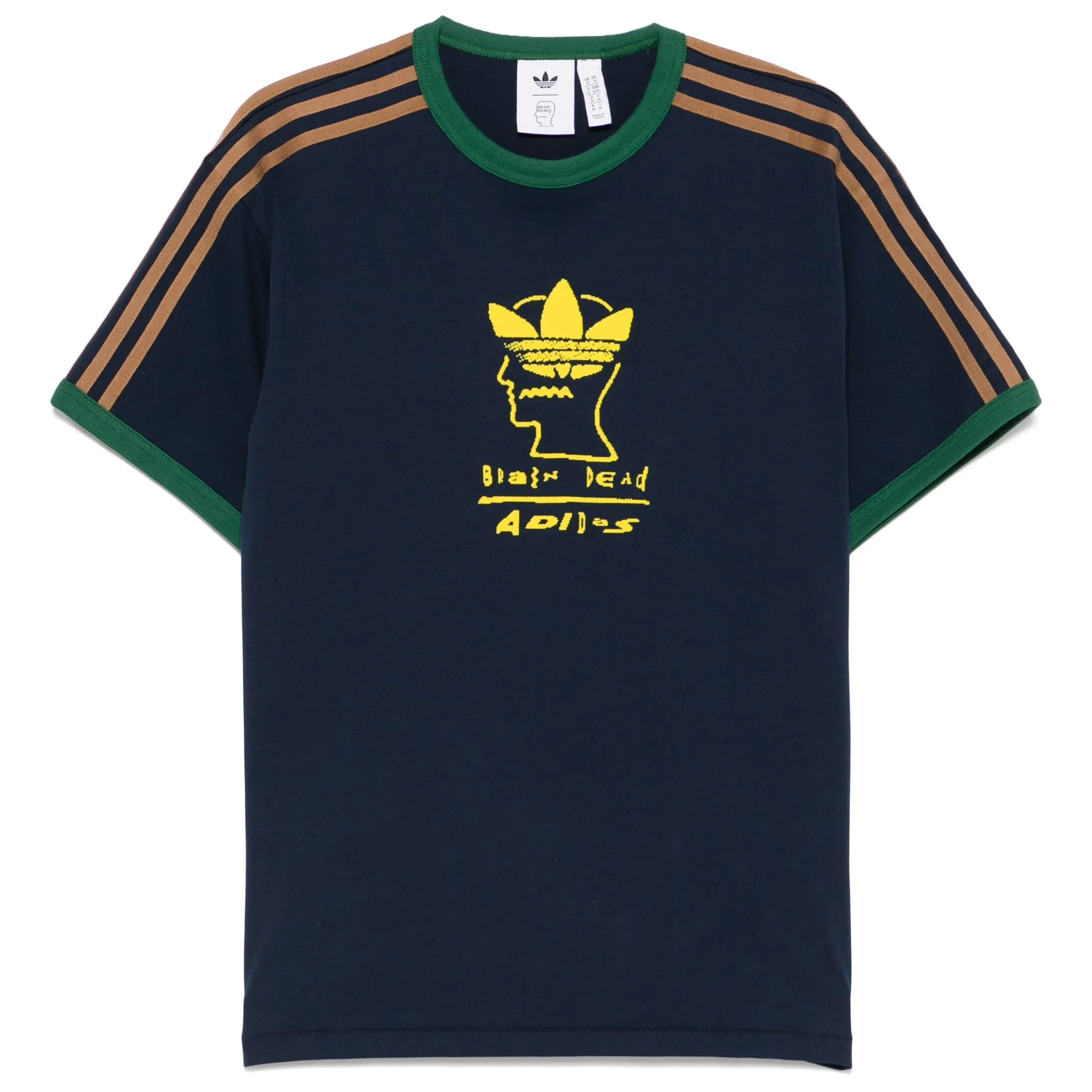 【代購】Adidas Originals x Brain Dead flocked-logo T-shirt JN2412