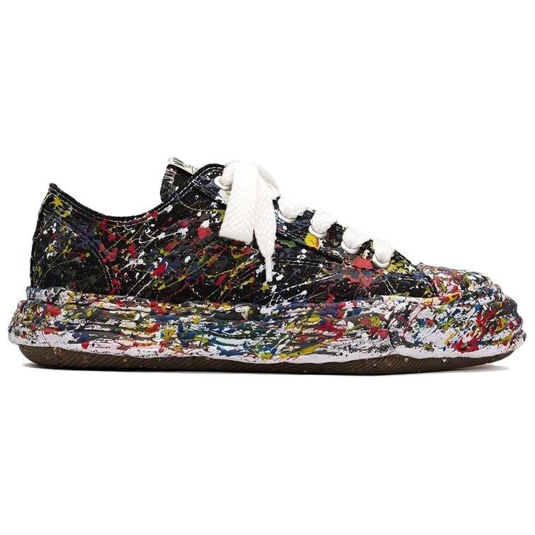 【代購】MIHARA YASUHIRO Peterson Low top Skateboard Shoes Unisex Black A14FW725-BLACK