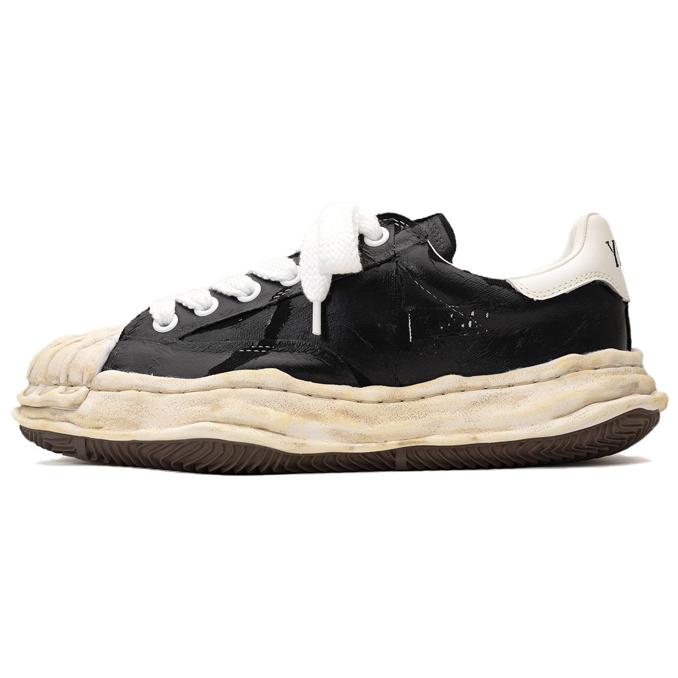 【代購】Mihara Yasuhiro Blakey Torn-Film Lace-Up Sneakers A15FW727