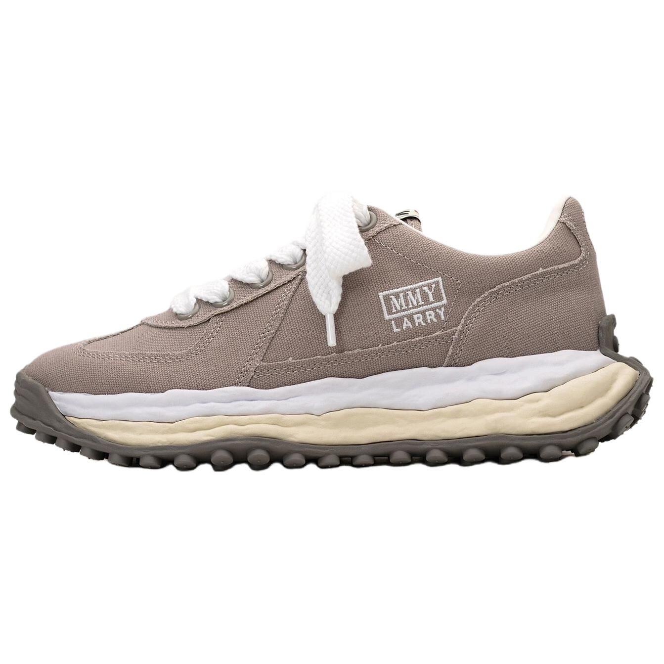 【代購】MIHARA YASUHIRO Larry Canvas Slip Resistant Abrasion Resistant Slip Resistant Abrasion Resistant Low top Casual Shoes A14FW704-GRAY