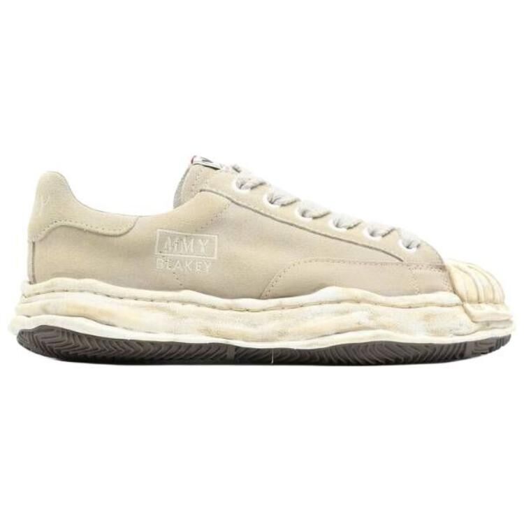 【代購】MIHARA YASUHIRO Blakey Leather Low top Casual Shoes Men's Beige A13FW726  WHITE
