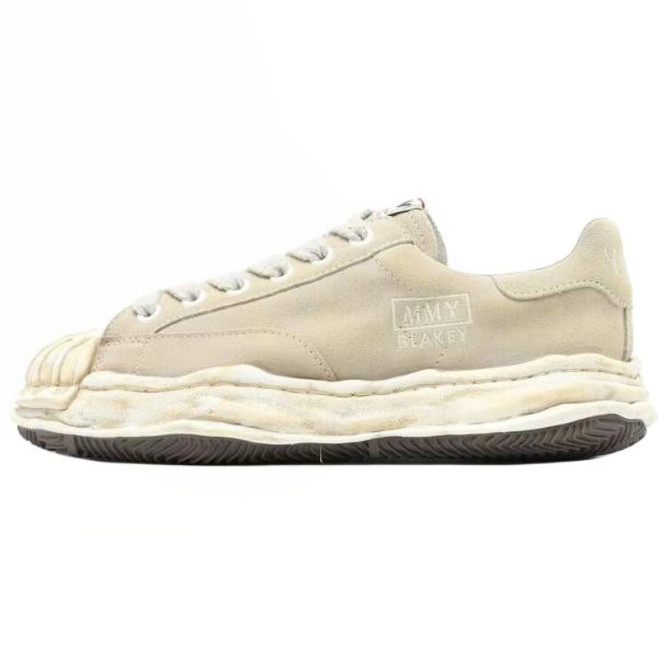 【代購】MIHARA YASUHIRO Blakey Leather Low top Casual Shoes Men's Beige A13FW726  WHITE