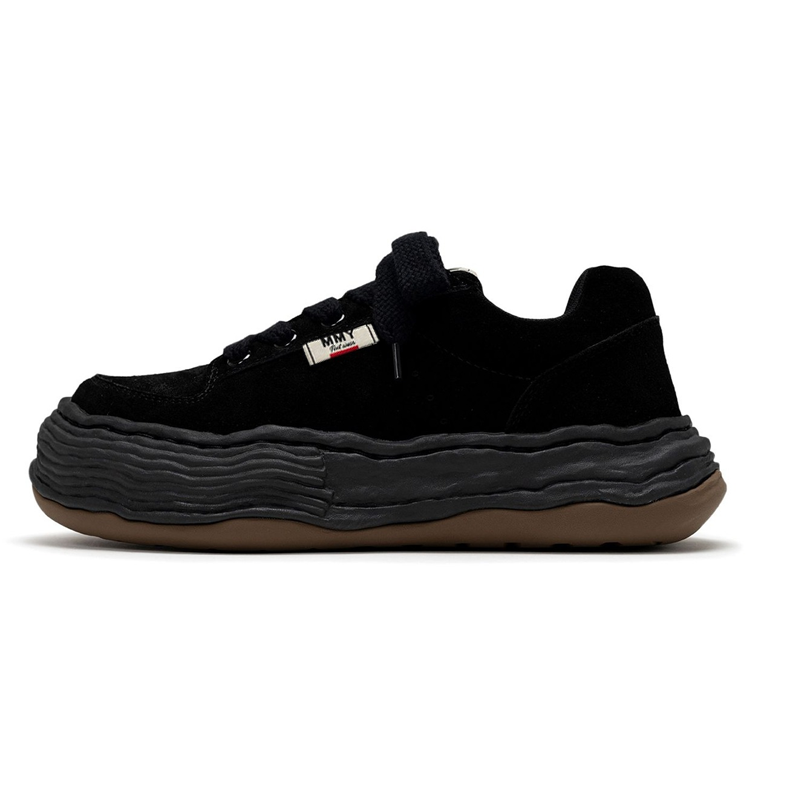 【代購】MIHARA YASUHIRO Oliver Low top Skateboard Shoes Men's Black A15FW702