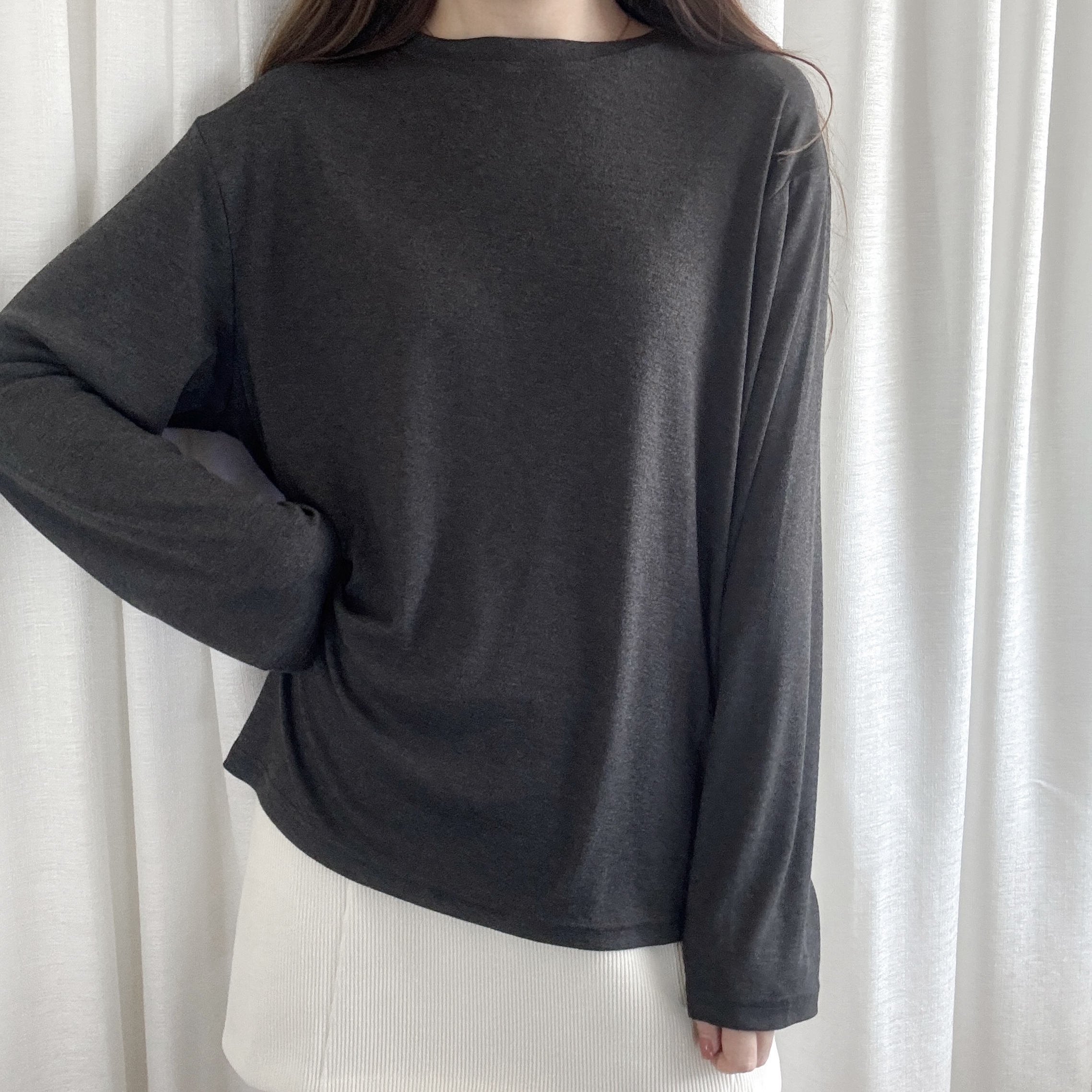 彈性親膚棉tee