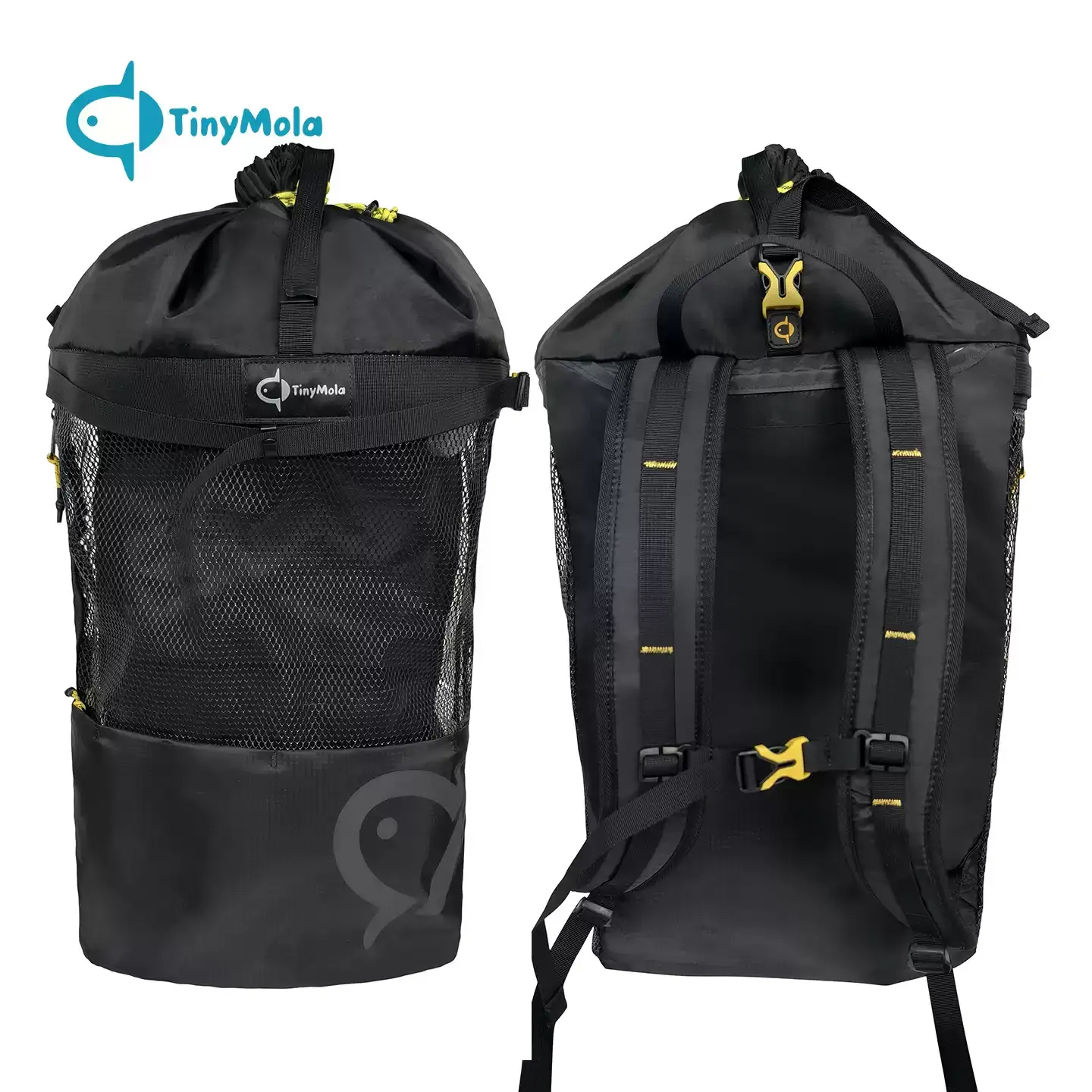 ▲TinyMola 雙肩背 裝備網袋 40L