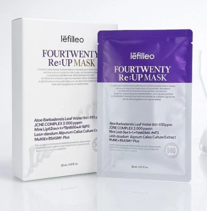 CR261018-F8-lefilleo FourTwenty Re:UP Mask 牛奶外泌體水光炸彈面膜-30ml*5ea(Exp-2028/2029)