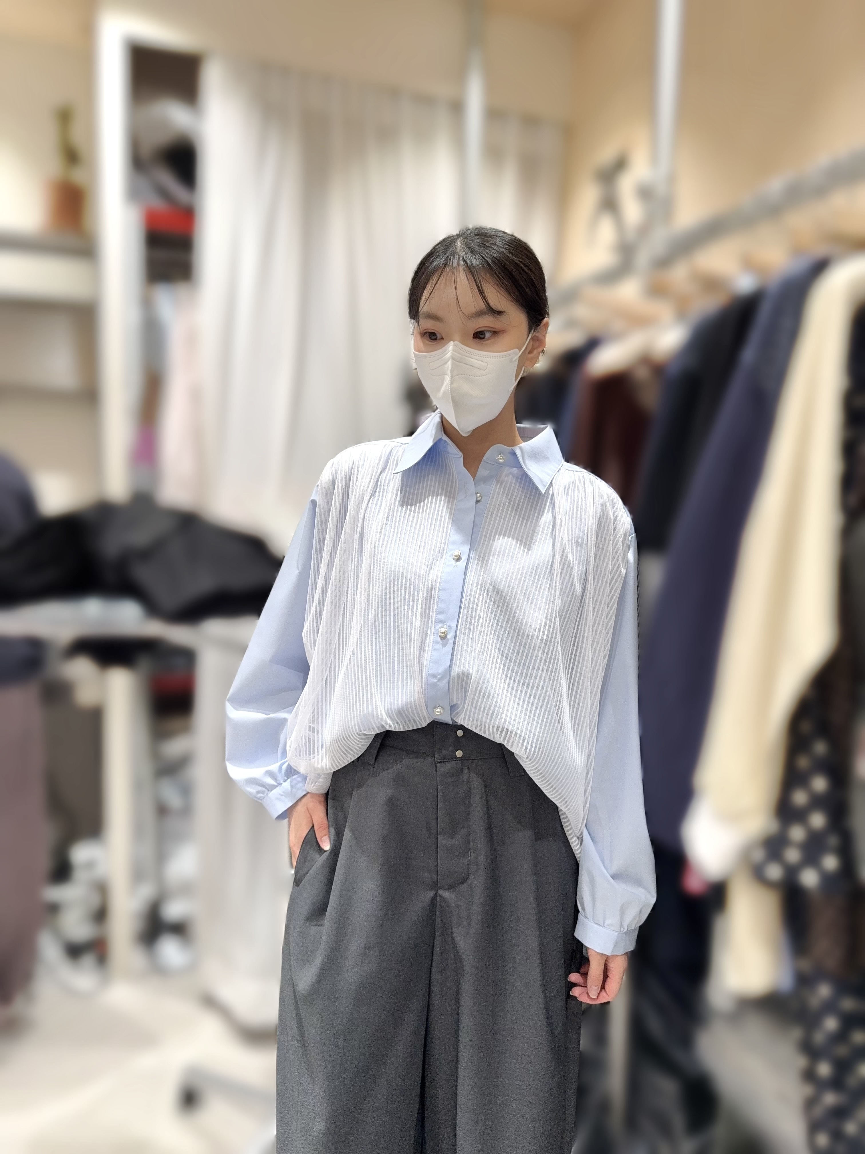 RU20 條子上衣  胸43 長26 $549