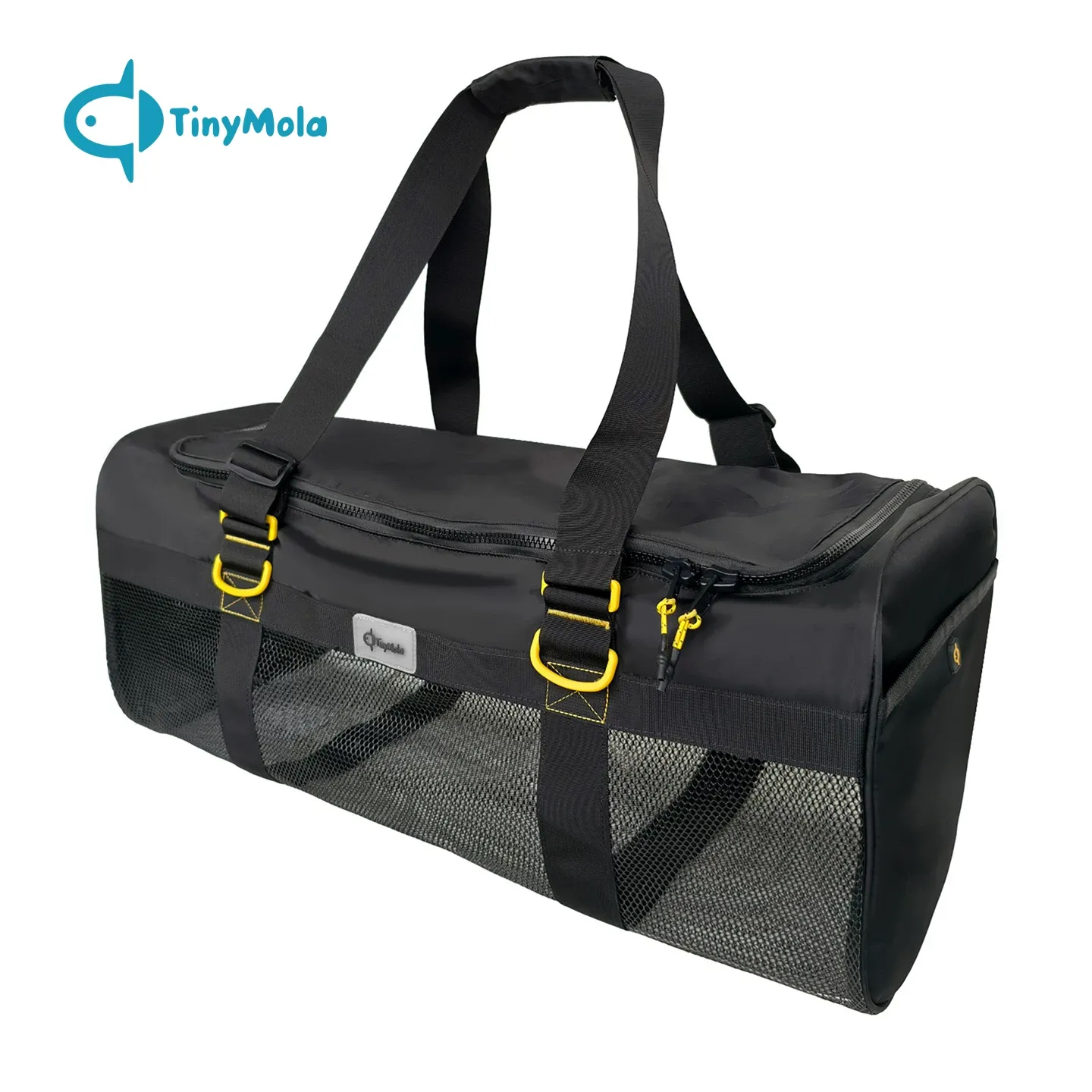 ▲TinyMola 單肩背手提 裝備網袋 65L
