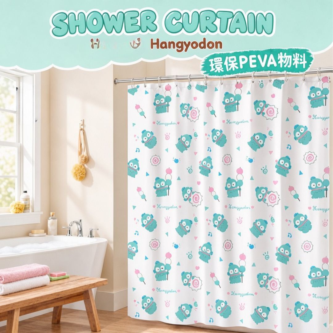 Hangyodon Sanrio Shower Curtains