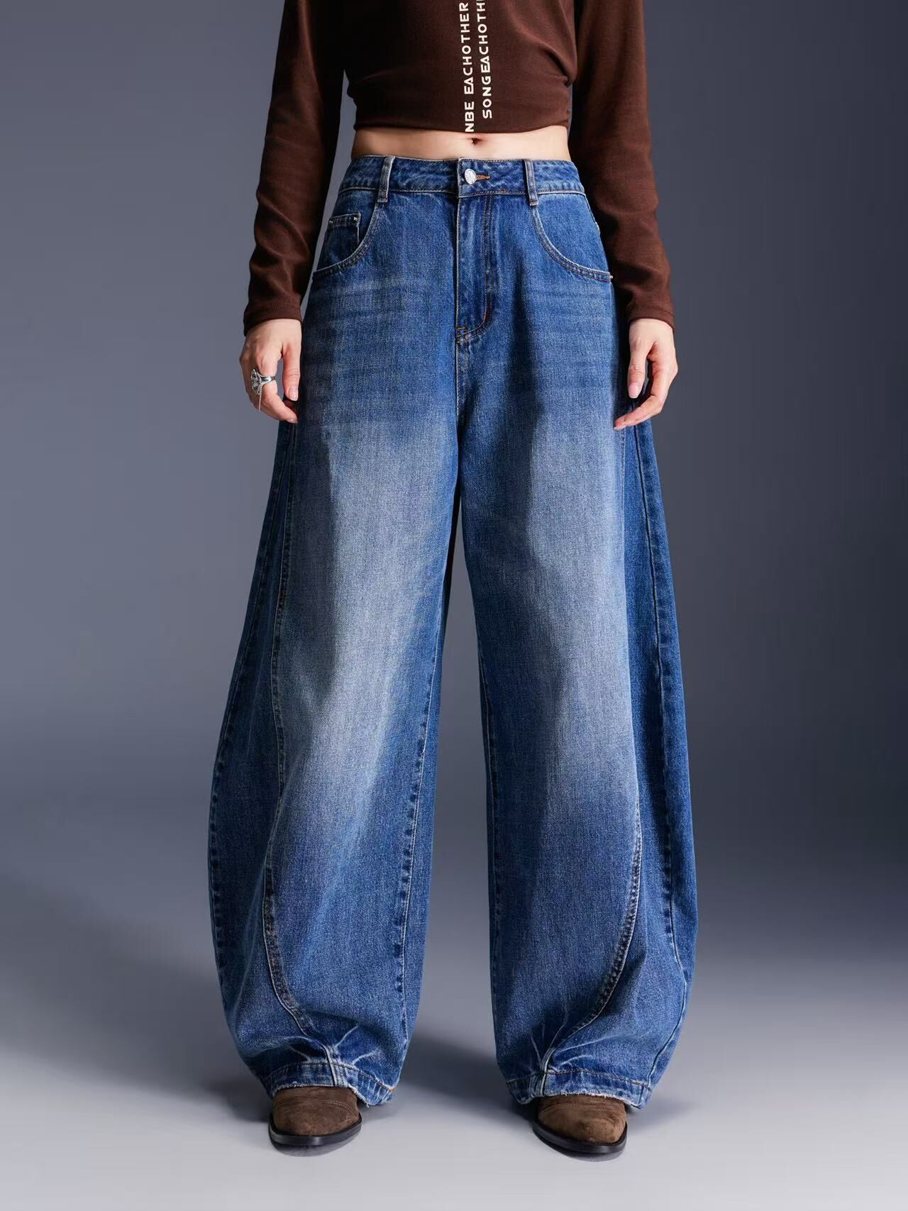 1019GZ32-GZTRIP-TUOGU-Jeans (A32 Denim Blue)