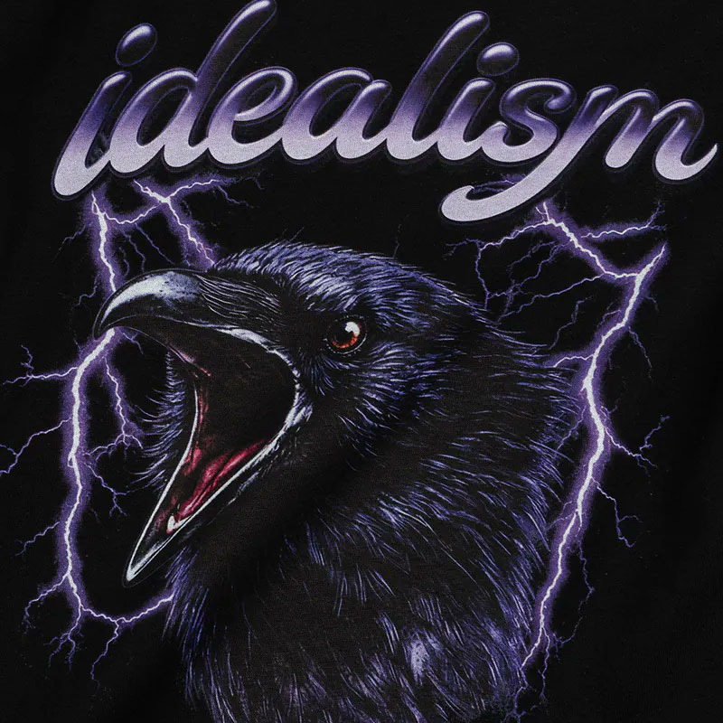 idealism CROW L/S TEE Black 烏鴉 長T 長袖 黑色 ID-65 [台灣現貨]