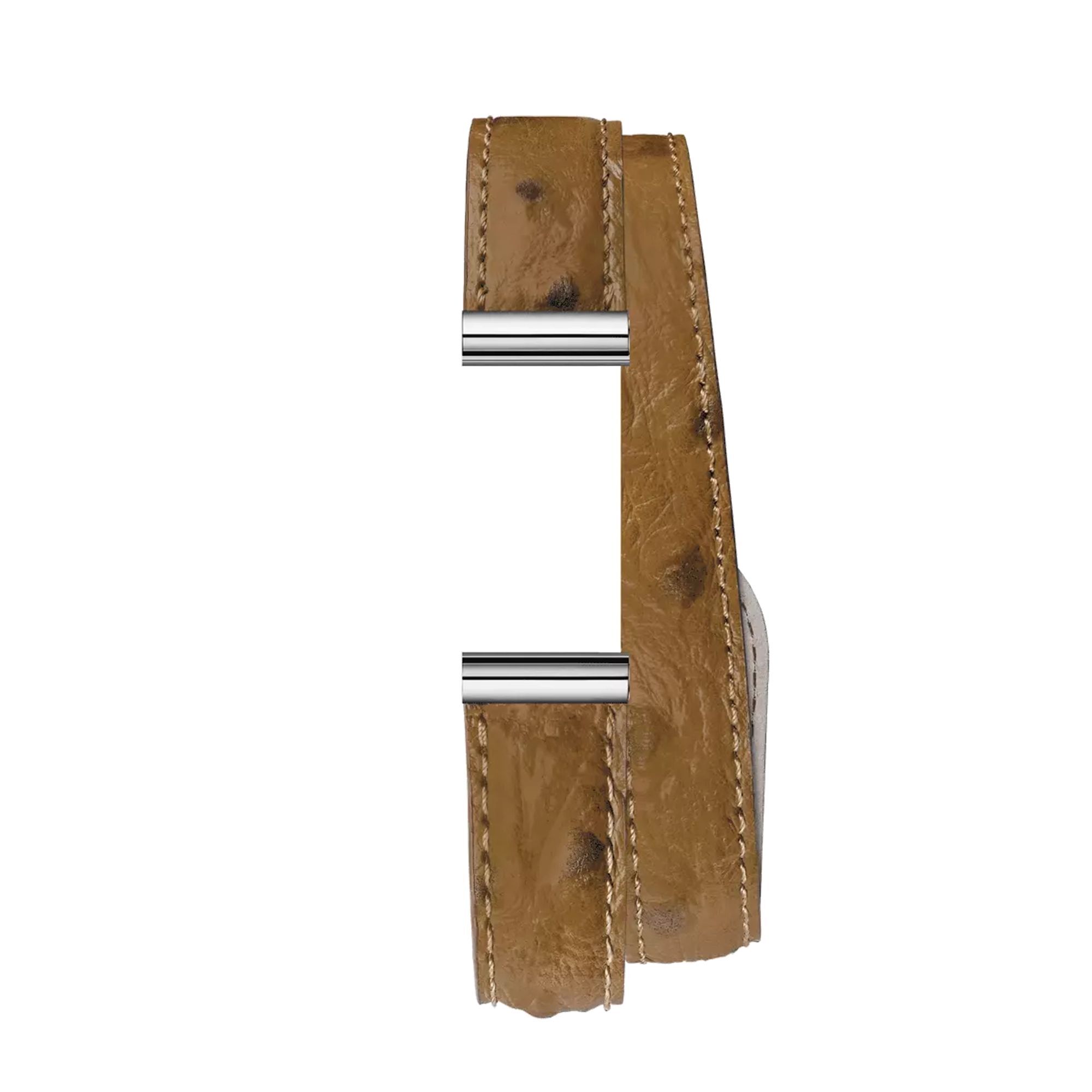 1HL1019-144 [HERBELIN] Antares 金色鴕鳥紋錶帶 #BRAC17048A196 (EU)
