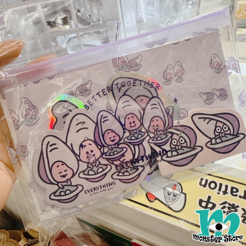 小蠔女備忘紙貼紙套裝