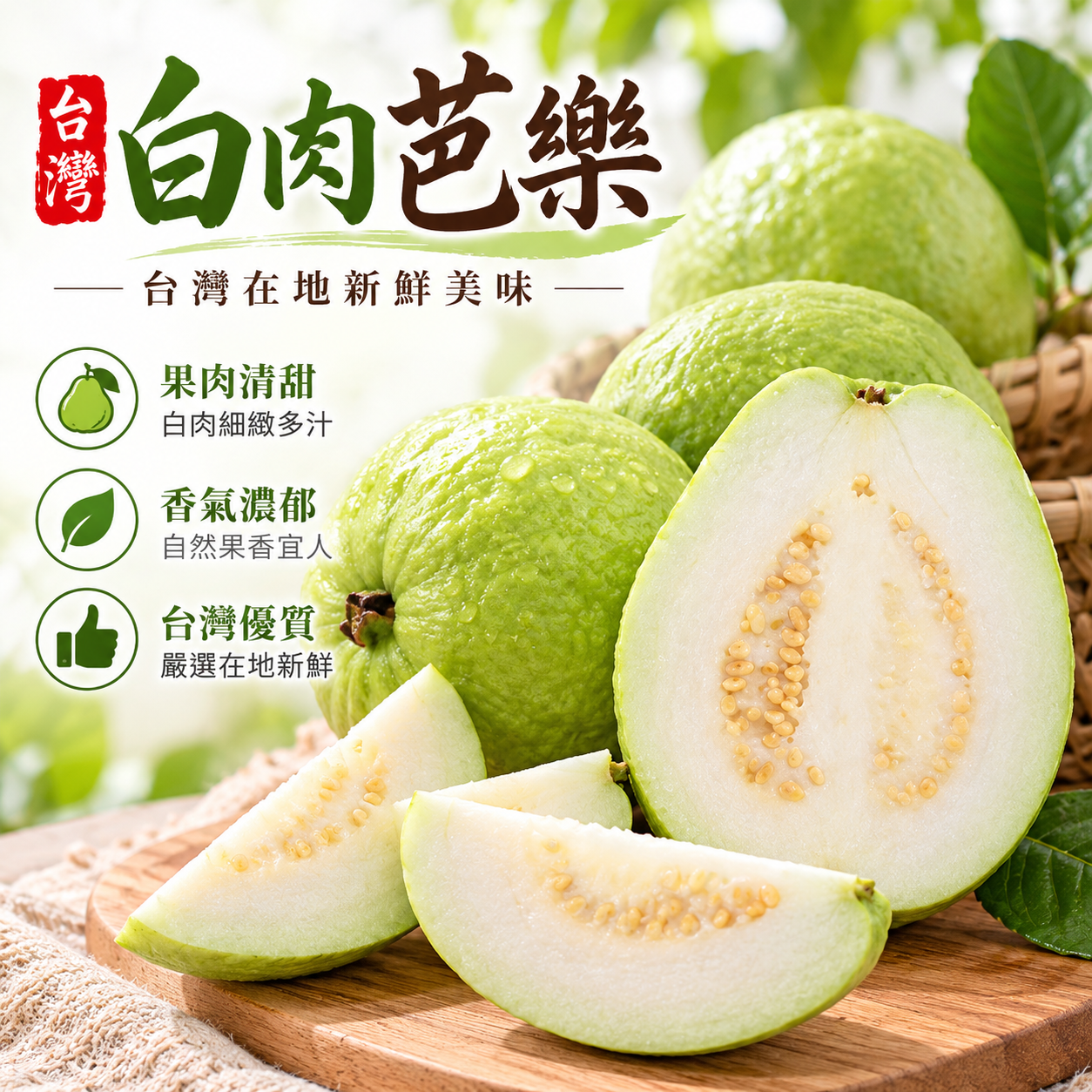 台灣白芭樂(2個)